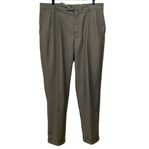 Alan Flusser Golf Pants W36 L32 Dark Olive Green